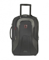 Overnight it! One night trips are a cinch with this versatile traveler featuring an extremely durable exterior constructed from exclusive X-Tech fabric and a stocked main compartment with a fold-out suit section, front pocket for files and organizers for all of the little details of the trip. The perfect compact size for traveling on a moment's notice! Tumi quality assurance.