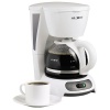 Mr. Coffee TF4GTF 4-Cup Switch Coffeemaker, White with Gold Tone Filter