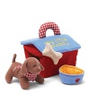 Help your little one learn how to care for a pet with this cute puppy play set, designed by Gund.