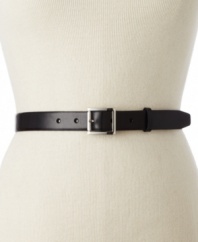 From weekend jeans to weekday suits, this classic belt by Nine West goes everywhere.