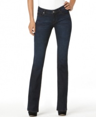 Buffalo David Bitton's Gisele bootcut is the pair that should be in every closet: wildly flattering, a dark blue wash and just the right amount of flare!