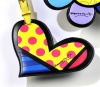 Romero Britto Heart Luggage Tag Name Bag Card Holder Travel Suitcase Baggage New