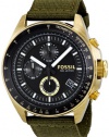 Fossil Men's DE5017 Decker Black Dial Watch