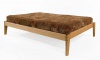 Full Size - Solid OAK Platform Bed Frame - Eco-friendly, Clean, UNFINISHED, No Toxins - Made in USA