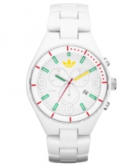 As clean as a fresh pair of sneakers, this Cambridge watch by adidas will have you moving just as quick.
