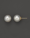 Cultured South Sea pearls set in 18K. white gold.