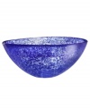 Speckled with royal ocean blue, the Tellus crystal bowl makes a brilliant centerpiece for the dining room or coffee table. Its minimalist shape is perfect for holding hard candies or potpourri but looks simply stunning all on its own.