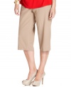 Partner your favorite summer tops with Calvin Klein's plus size capri pants-- dress them down for day and up for play!