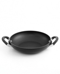 This versatile pan can be used for everything from a stovetop saute of halibut to an oven-baked casserole. It's designed to look as good on the table as it does on the stove. Lifetime warranty.