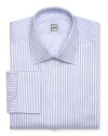 Ike Behar Vertical Stripe Dress Shirt - Classic Fit