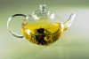Sun's Tea (TM) 41oz Ultra Clear Heat Resistant Borosilicate Glass Teapot & Infuser for loose tea or display tea (pure glass, no metal or plastic parts)