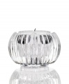 Inspired by the notched bezels of a luxury watchband, this Marquis by Waterford votive defies time with upright cuts and a clean silhouette in radiant crystal.