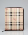 Introduce fashion hound favorite Burberry into your tech portfolio with this iPad case in the brand's signature check.