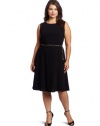 Calvin Klein Women's Plus-Size Fit And Flare Dress