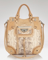 Take your day-to-day look in an exotic direction with this python-embossed leather tote from Sam Edelman. Ideal for the essentials and wholly versatile, it's a punchier take on practical style.