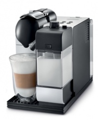A brilliant brew ready in an instant! Simply pick your favorite pod, press a button and relax into the incredible flavors of gourmet coffee right at home. An included milk container tops each drink off with a burst of steamed or frothed milk. Model EN520SL.
