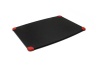 Epicurean 15 by 11-Inch Non Slip Gripper Cutting Board, Slate with Red Silicone Grippers