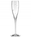 A nice surprise, this flute from the Society Hill crystal stemware collection features pressed dots and clean lines in luminous crystal from kate spade new york.