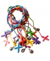 Bring a little luck to you and the world with a decenario from Live Wordly! Decenarios are Brazilian bracelets, made of knotted fabric, worn to celebrate special occasions such as births, communions and weddings. Available in a variety of vibrant colors and charms. One size fits all. A portion of the proceeds from this item is dedicated to saving the Brazilian rainforest through the Nature Conservancy's Plantabillion.org. Discover Brasil. The bold colors. The exotic scents. The sensual textures. The natural sensations. Only at Macy's.