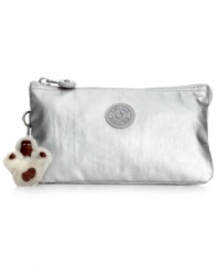 This petite take-anywhere pouch from Kipling slips discretely into a handbag and easily stows cash, cards, coins and ID. Center zipper pocket and side compartments keep you organized on-the-go, while the adorable money keychain is a great conversation starter.