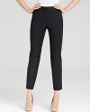 Modernize your 9-to-5 style with these kate spade new york pants, flaunting a sleek, skinny silhouette for a decidedly feminine fit. Finish with nude pumps and put the punch in power dressing.