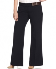 MICHAEL Michael Kors' wide leg plus size pants are must-haves for sophisticated day-to-play style.