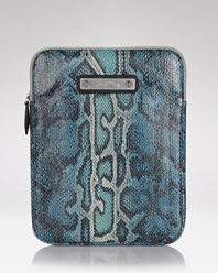 In an unerringly cool print python-effect print, Sam Edelman's iPad sleeve is our favorite new way to show off (and protect) our iPad. Follow the trend and pop this piece inside your carryall for a daily dose of exotic.