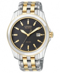 This striking watch from Citizen makes a bold, yet classic, addition to your everyday look.