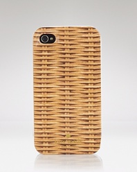 A tisket a tasket, give your iPhone a basket. kate spade new york weaves together playful practicality with this plastic case.