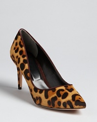 Rachel Roy takes the leopard trend into must-have pointed toe pumps. It's a look certain to be a roaring success, work or play.