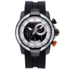 TechnoMarine Men's 610005 UF6 Chronograph Black and Orange Dial Watch