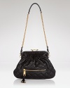 The mini trend proves hugely covetable with this quilted shoulder bag from Marc Jacobs. Perfectly sized for after-dark endeavors, this bag is a cute companion for dinner and drinks.