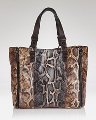 Show a little skin - in the most exotic, sort of way with this tote from Sam Edelman. Perfectly sized and boldly printed, it's an effortless outfit pick up.