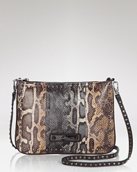 Show a little skin - in the most exotic, alluring sort of way with this crossbody bag from Sam Edelman. Perfectly sized and boldly printed, it's an effortless outfit pick up.