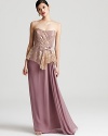Badgley Mischka Gown - Lace Overlay