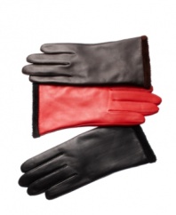 Ultra-soft microfiber lining adds an extra layer of warmth to Charter Club's classic leather gloves. Available in a choice of colors.