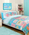 Fun and playful, this Little Birdie Told Me comforter set features tweeting birds, fresh flowers and plaid patterns for the perfect setting in any kids' room. Reverses to an allover white and blue plaid print.