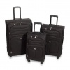 American Tourister Spring Ranch 3 Piece Spinner Luggage Set (Black)