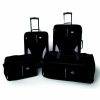American Tourister Fieldbrook 4 Piece Luggage Set, Black, One size