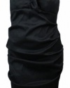 Xscape Plus Size Dress, Cap Sleeve Ruffled Neckline Evening Dress