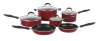Cuisinart 55-10R Advantage Nonstick 10-Piece Cookware Set, Red