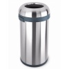 simplehuman CW1407 60 Liter Bullet Open Can, Brushed