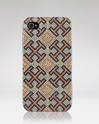 Tory Burch has dressed up this functional hardshell case in the brand's signature logo, designed exclusively for the iPhone 4. It's a sure conversation piece.