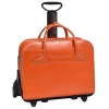 McKleinUSA WILLOWBROOK 94980 Orange Detachable-Wheeled Ladies' Briefcase