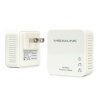 Medialink - HomePlug AV 200 Mbps Powerline Network Ethernet Starter Kit - (2 Adapters Included)