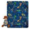 Disney, Toy Story, Action Woody 40-Inch-by-50-Inch Fleece Blanket with Character Pillow by The Northwest Company