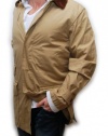 Polo Ralph Lauren Mens Car Coat Long Jacket Corduroy Khaki Brown Tan