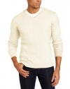 Perry Ellis Men's Long Sleeve V-Neck Ribbed Sweater