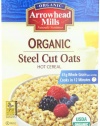 Arrowhead Mills Organic Hot Cereal, Steel Cut Oats, 24-Ounce Boxes (Pack of 4)