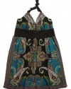 Trixxi Juniors Paisley Pattern Print Chiffon Dress